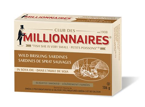 millionaire sardines|Club des Millionnaires .